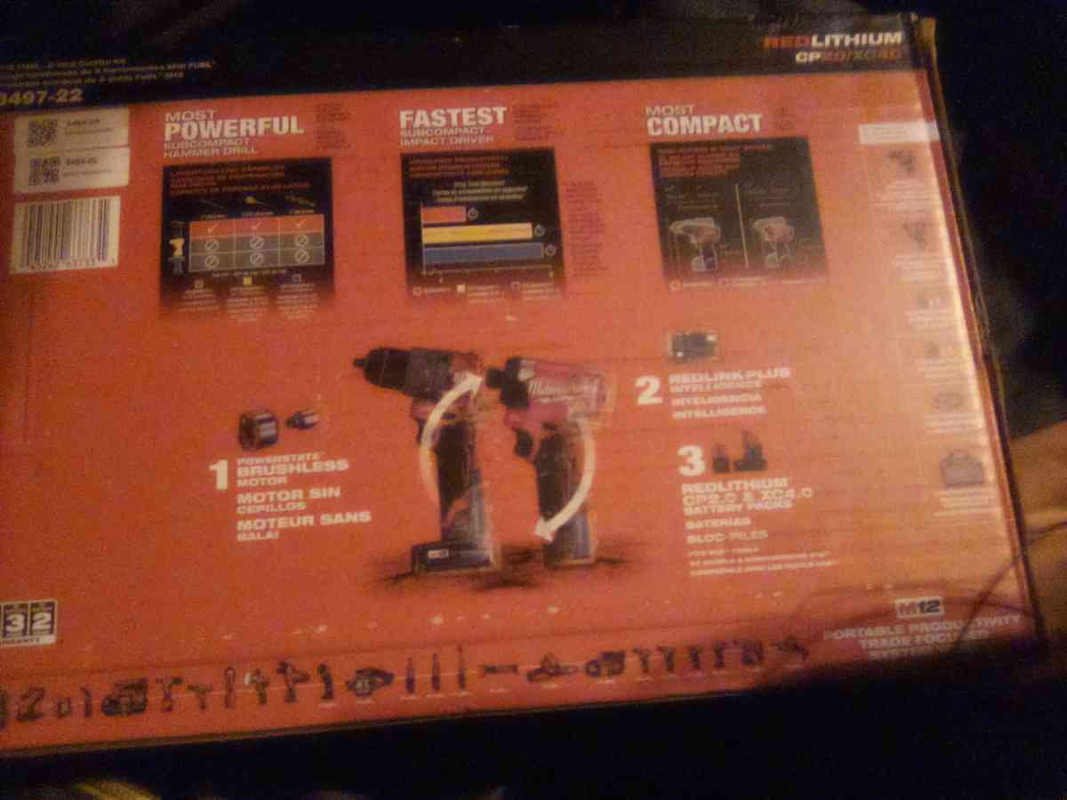 M12 fuel Milwaukee combo kit - Indio, California - FleaMarketBay