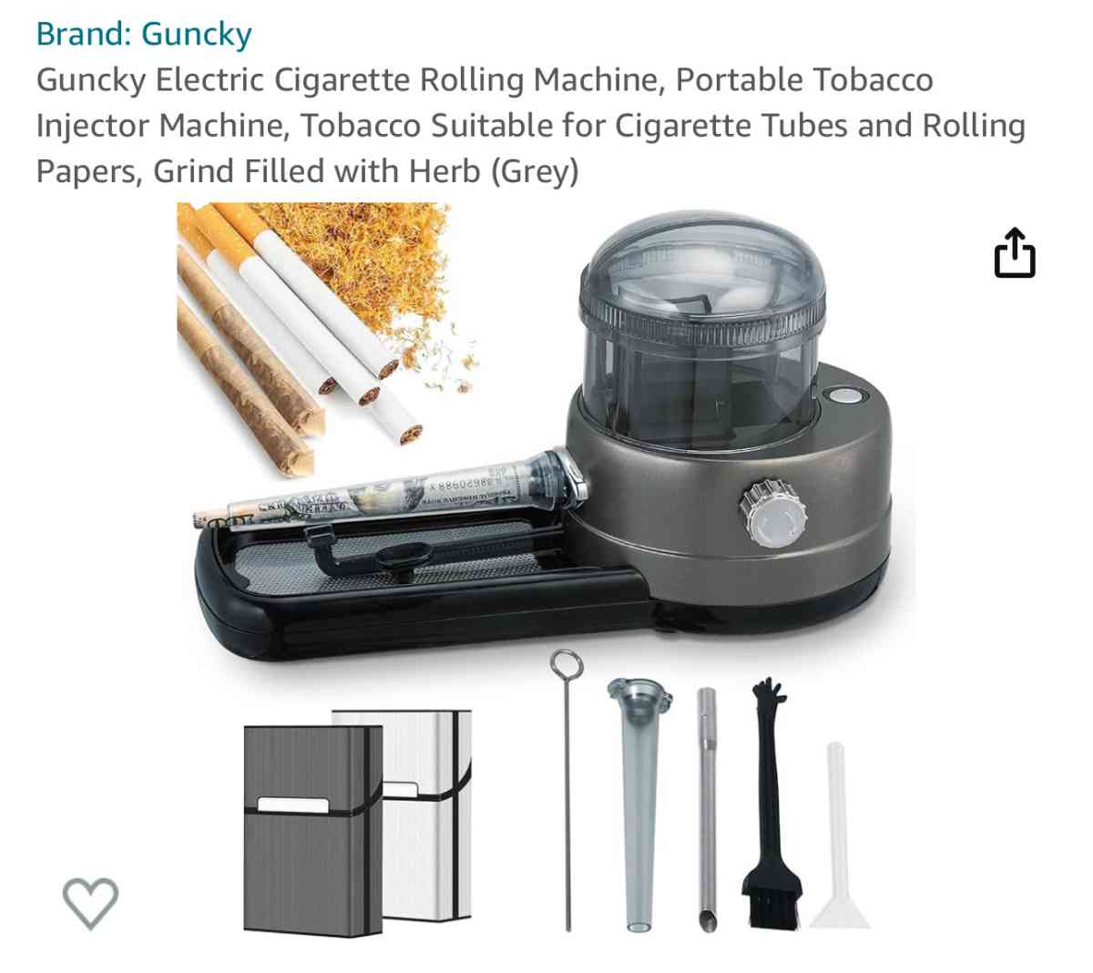 Electric Cigarette Rolling Machine Portable Tobacco Injector - Garden Grove, California - FleaMarketBay