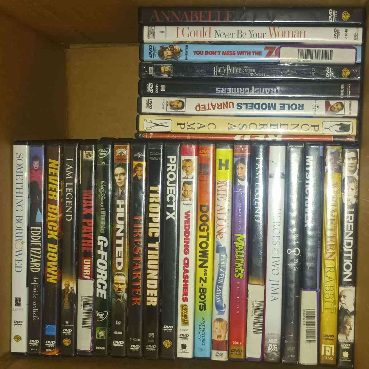 Box full of DVD movies - Rio Linda, California - FleaMarketBay