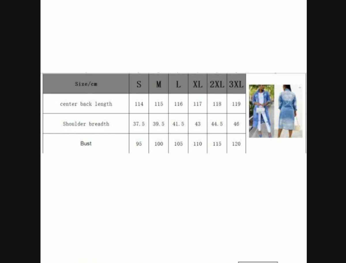 Women long trench jeans jackets - Willingboro, New Jersey - FleaMarketBay