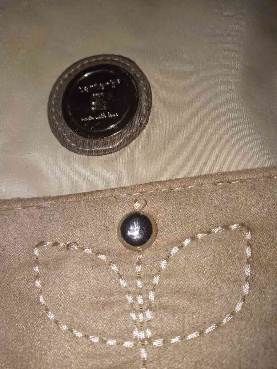 suede Carters baby diaper bag embroidered clean bag no stain - Davenport, Florida - FleaMarketBay