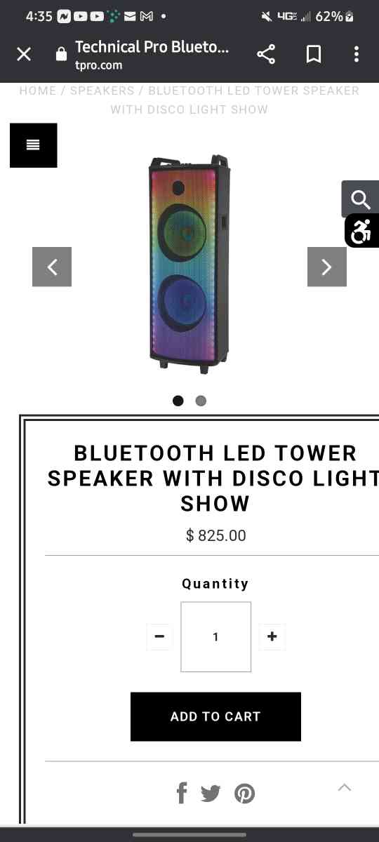 black led bluetooth speaker - Saint Louis, Missouri - FleaMarketBay