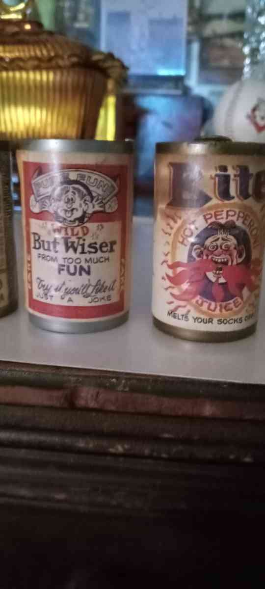 6 vintage mini beer cans - New Albany, Indiana - FleaMarketBay
