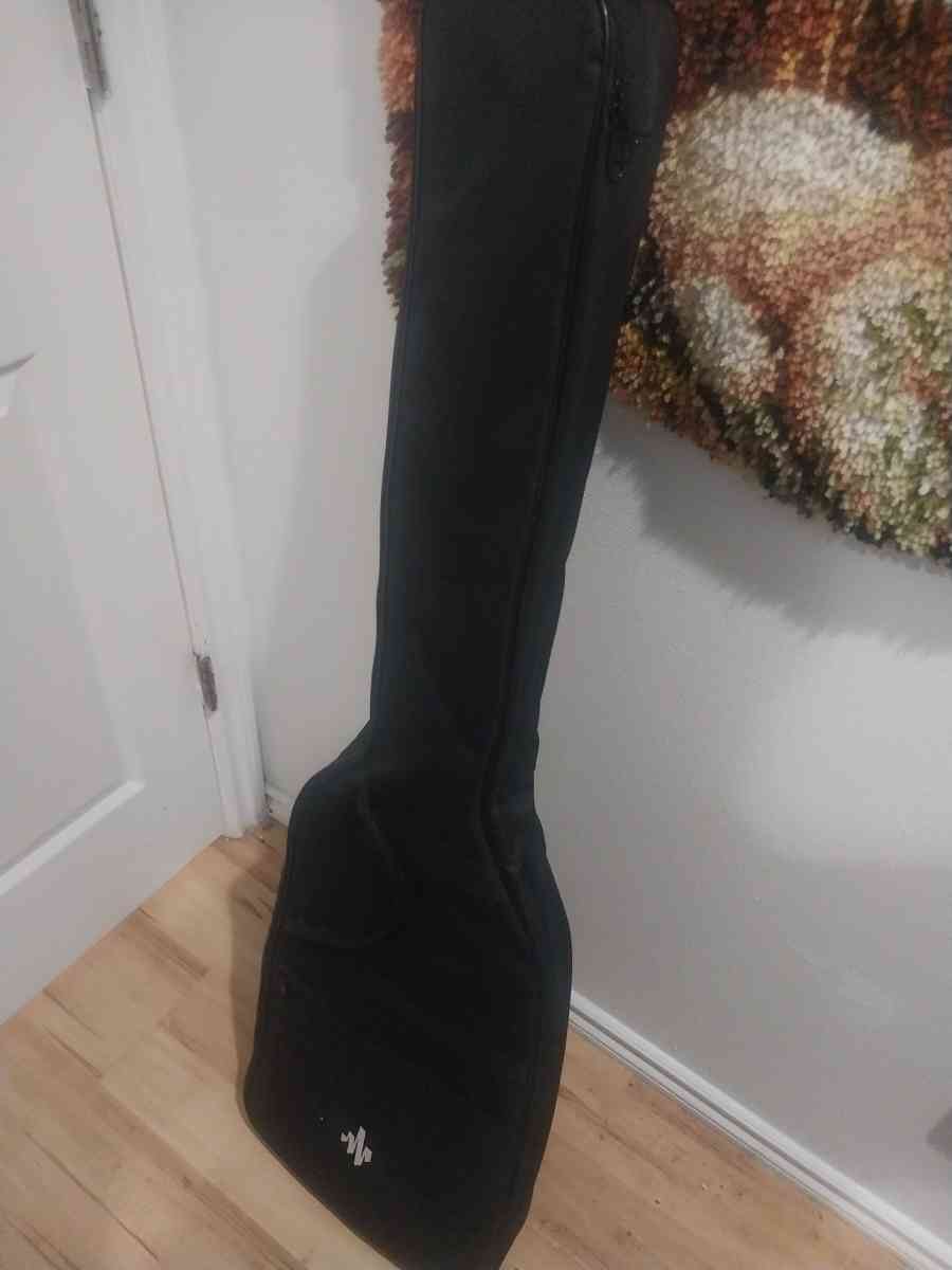 Bass guitar with amp cord and case - Lakewood, Washington - FleaMarketBay