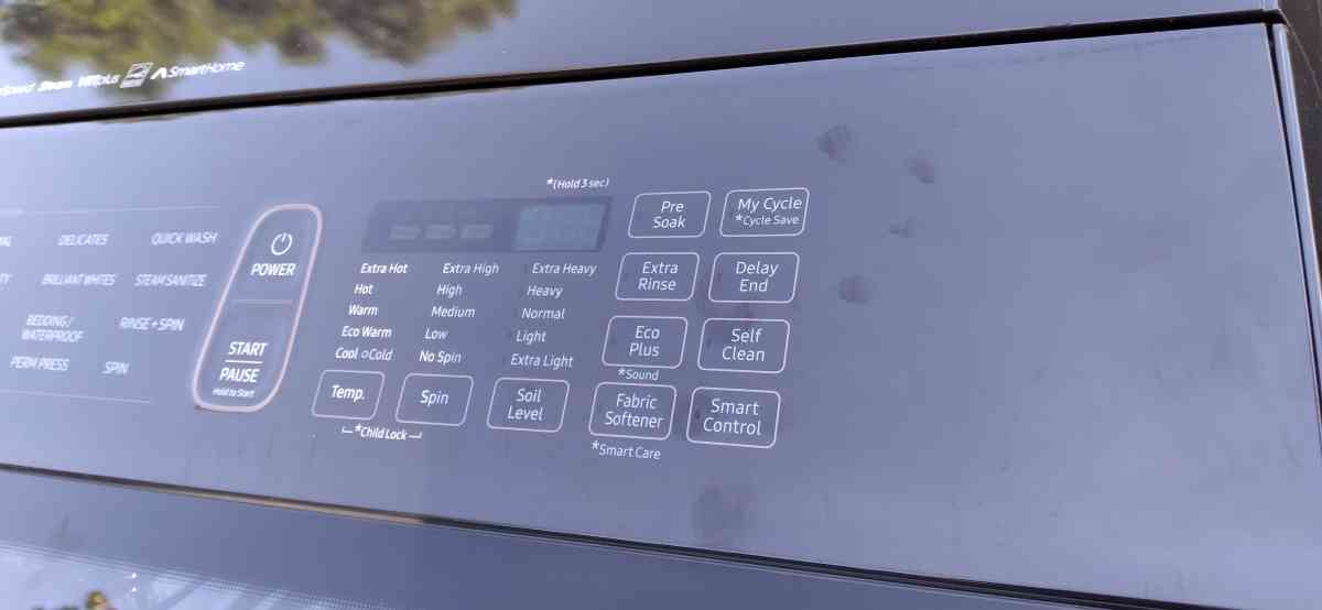 Black Top Load Samsung Washer - Pomona, California - FleaMarketBay