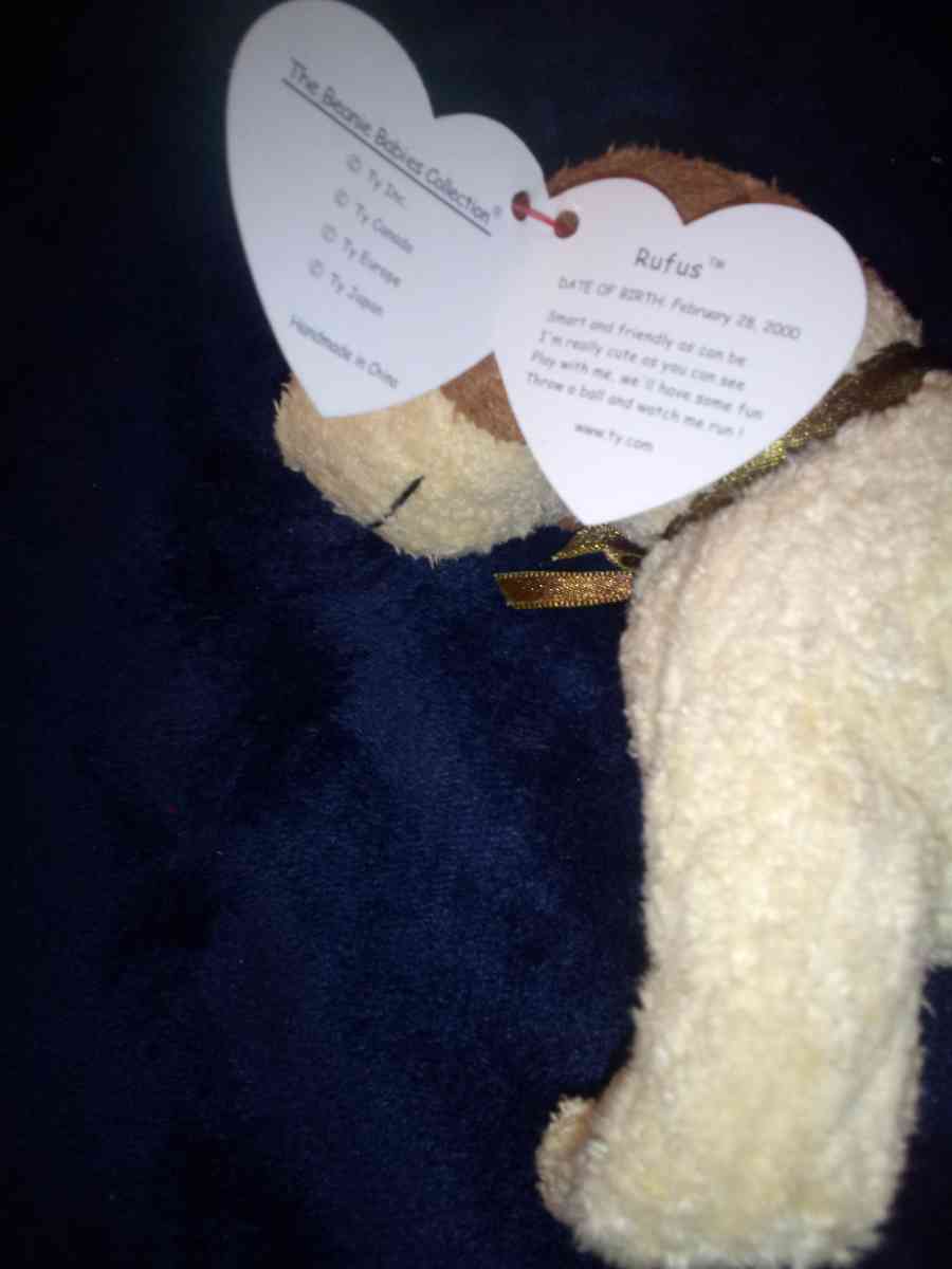 2000 Ty beanie babies Rufus mint selling collection off - New Port Richey, Florida - FleaMarketBay