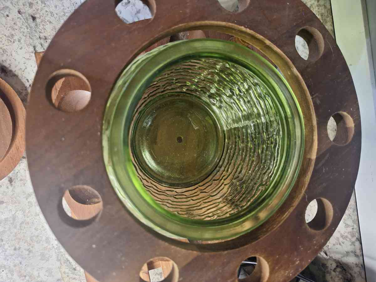 Vintage 1960s Fairfax Tobacco Humidor and Walnut Pipe Stand - Mason, Kentucky - FleaMarketBay