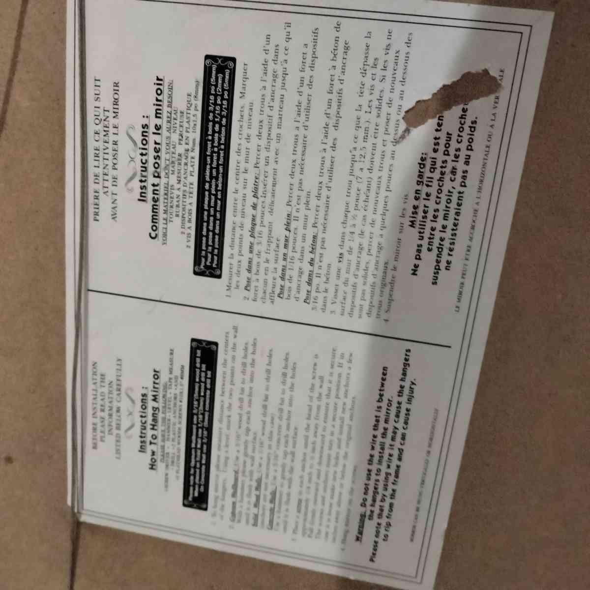 mirror - Tulare, California - FleaMarketBay