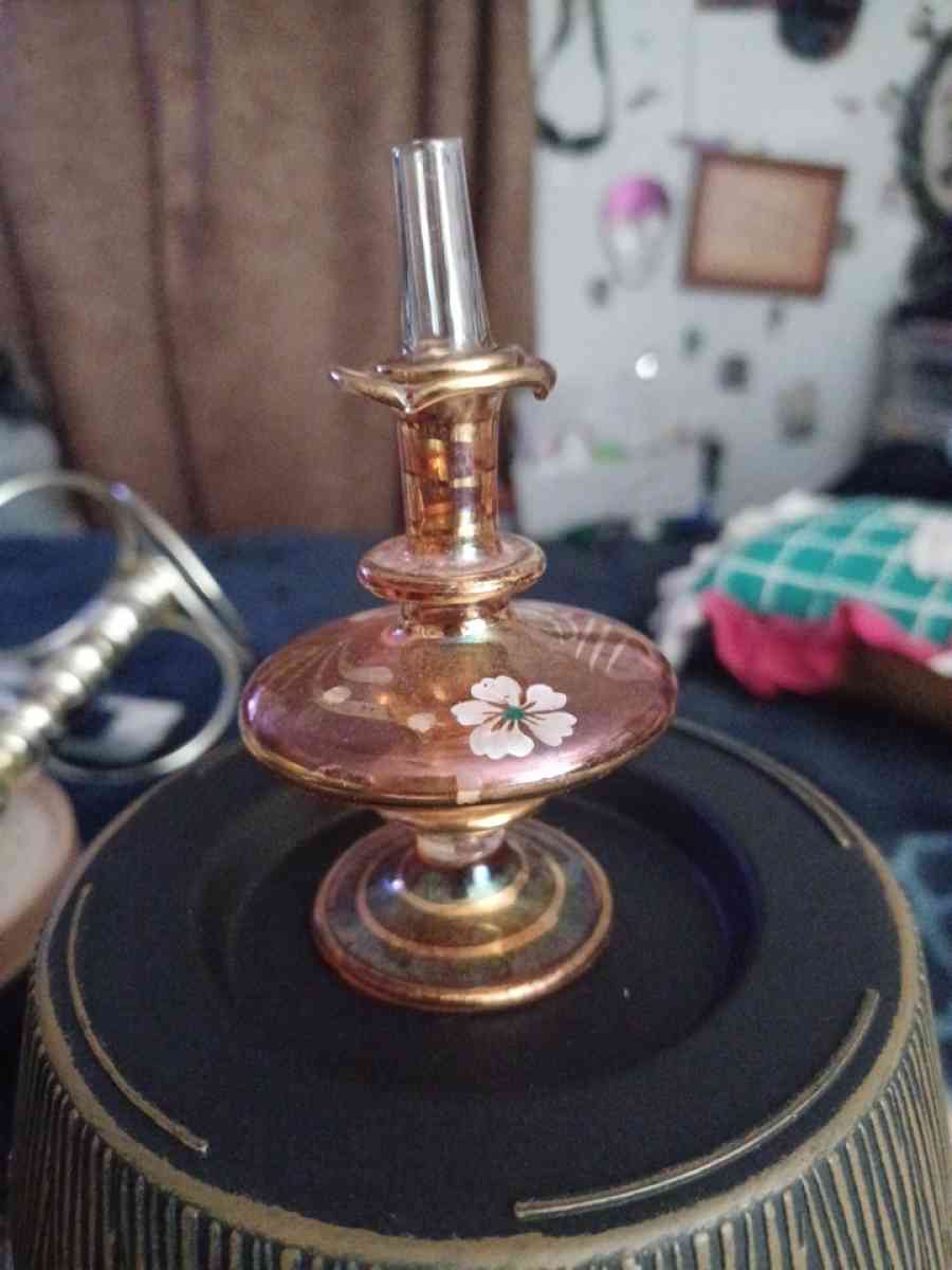 ginger bread house keepsake vase vanity mirror perfume bottl - Greenville, South Carolina - FleaMarketBay