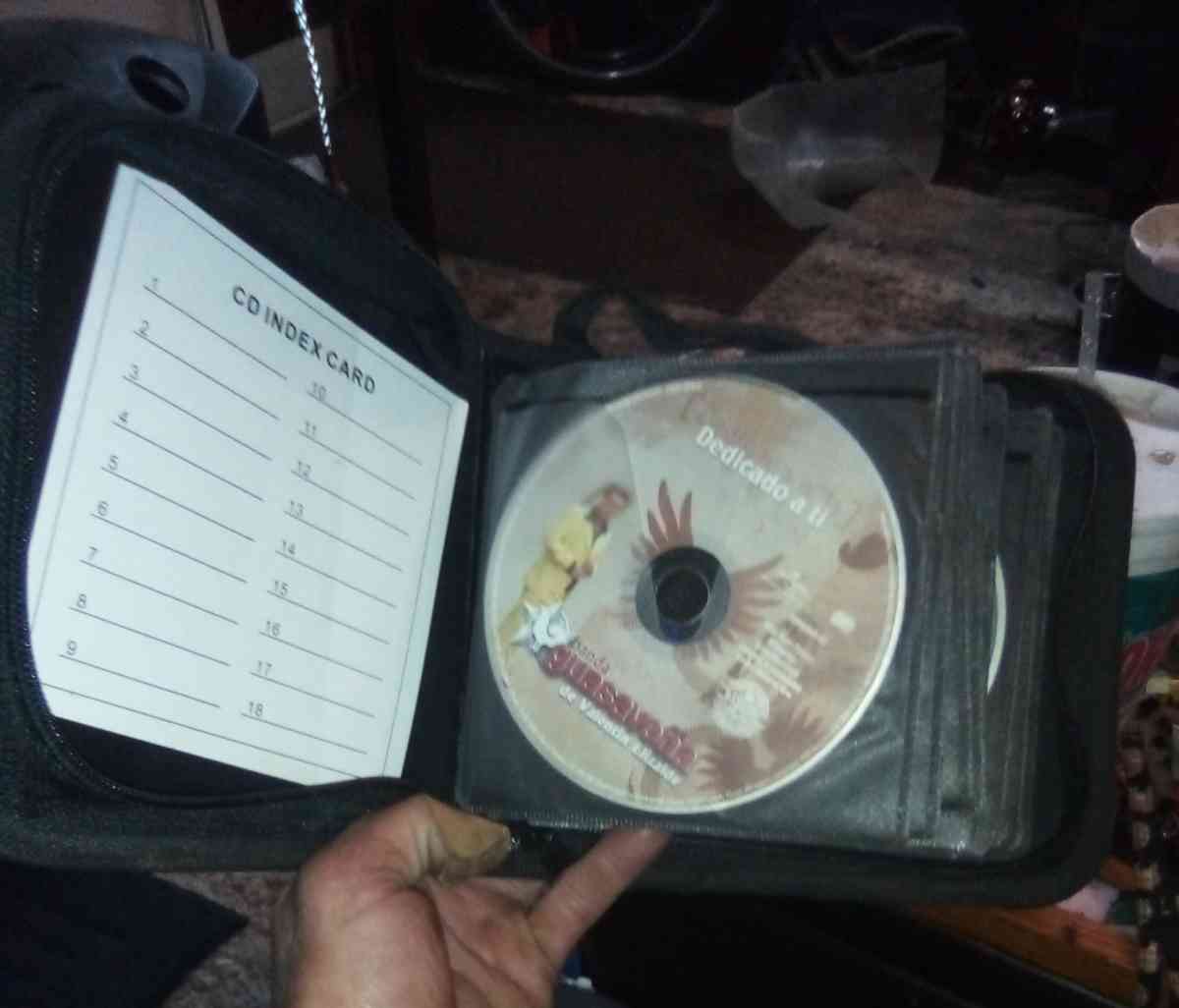 CD case includes 23 Mexican CDs - Hobbs, New Mexico