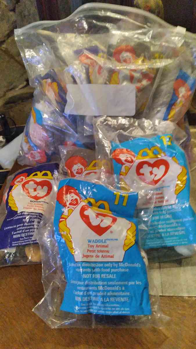 Retired McDonalds beanie babies 1998 - Carbondale, Illinois - FleaMarketBay