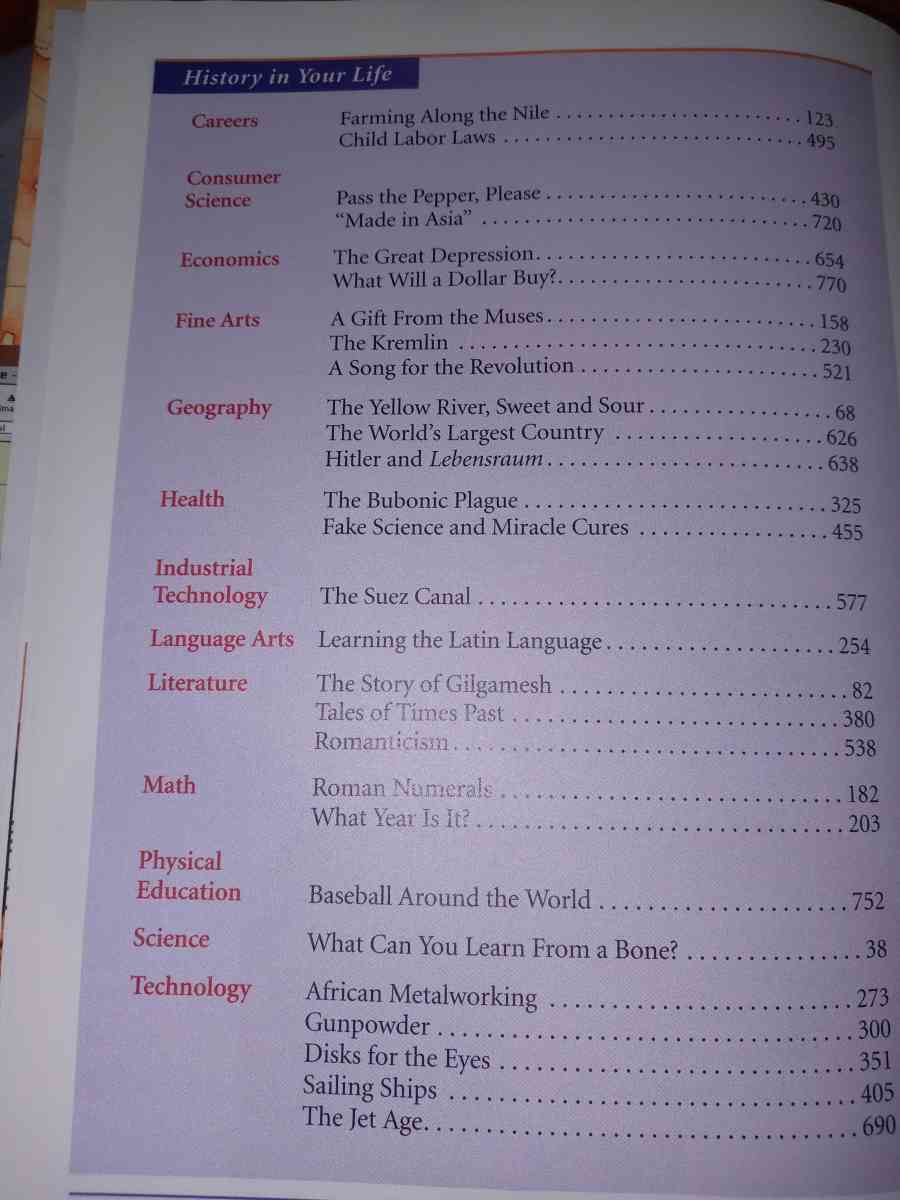 world history textbook - Davenport, Florida - FleaMarketBay