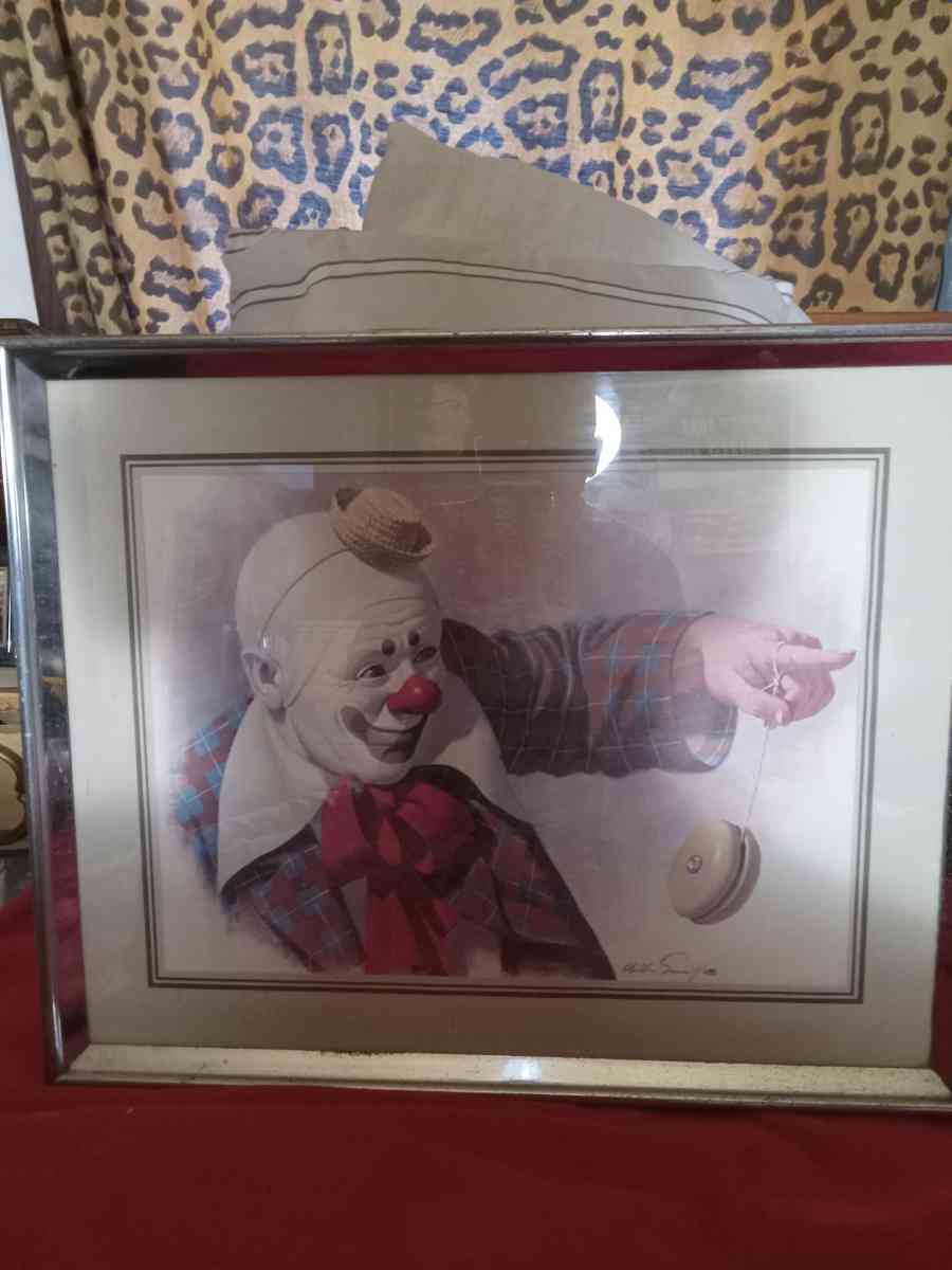 Arthur Sarnoff mated clown print - New Albany, Indiana