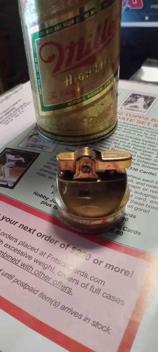 Miller beer can lighter vintage - New Albany, Indiana - FleaMarketBay