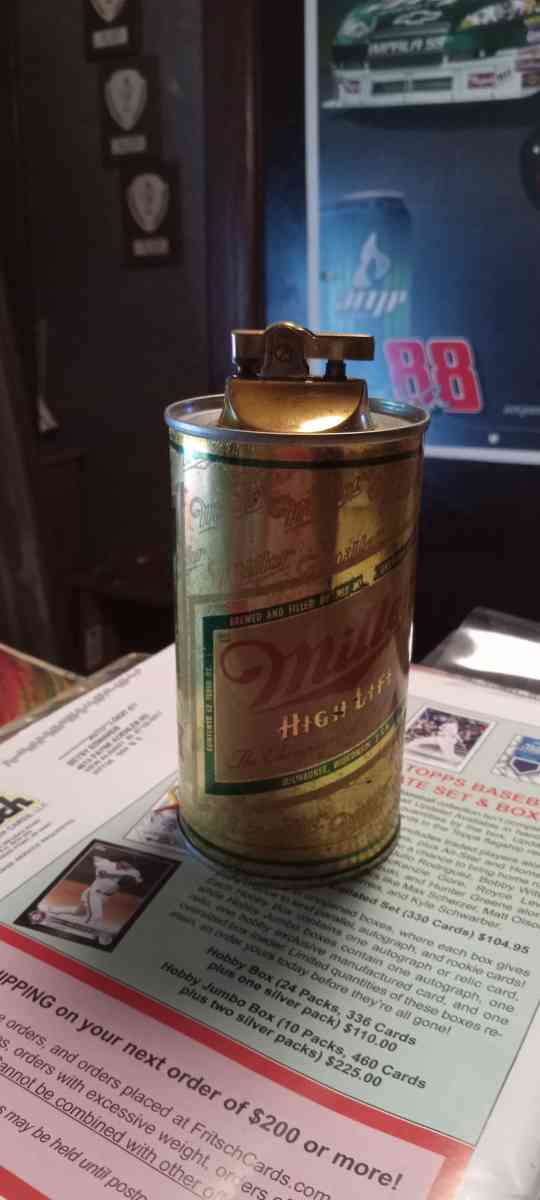 Miller beer can lighter vintage - New Albany, Indiana - FleaMarketBay