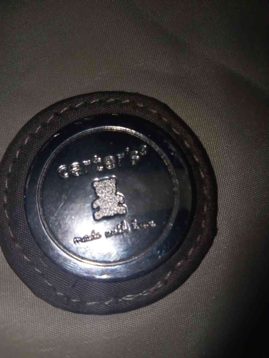 suede Carters baby diaper bag embroidered clean bag no stain - Davenport, Florida - FleaMarketBay