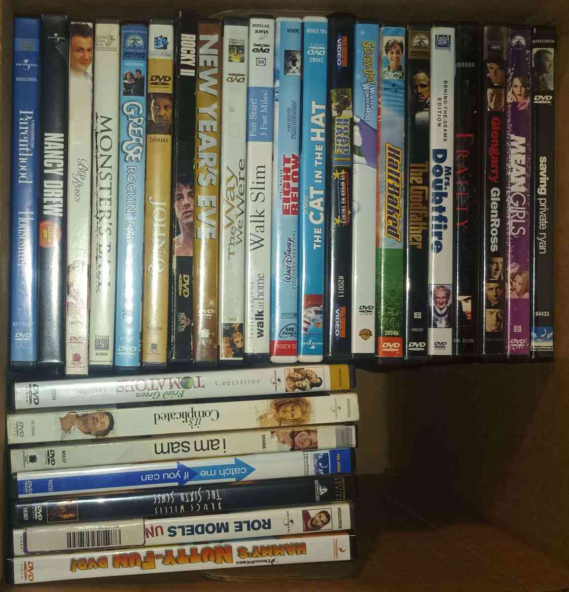 Box full of DVD movies - Rio Linda, California
