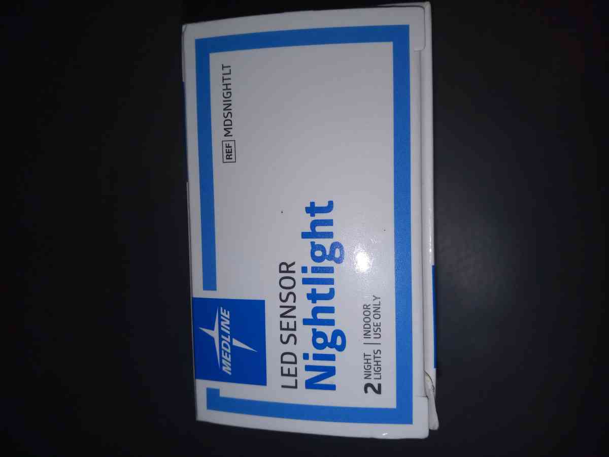 Medline LED sensor nightlight two lights in one box - Davenport, Florida - FleaMarketBay