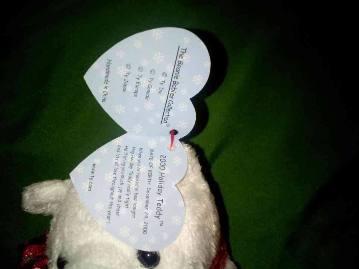 2000 Ty beanie babies holiday teddy mint selling collection - New Port Richey, Florida - FleaMarketBay