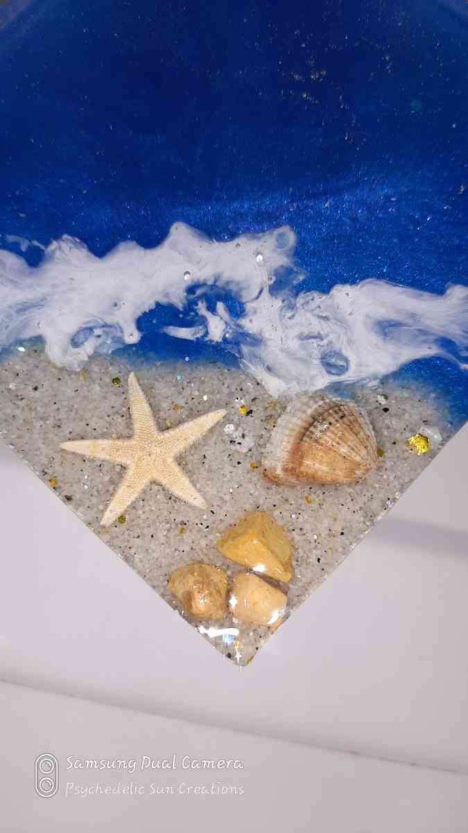 Set of Beach Scene Coasters - Englewood, Florida - FleaMarketBay