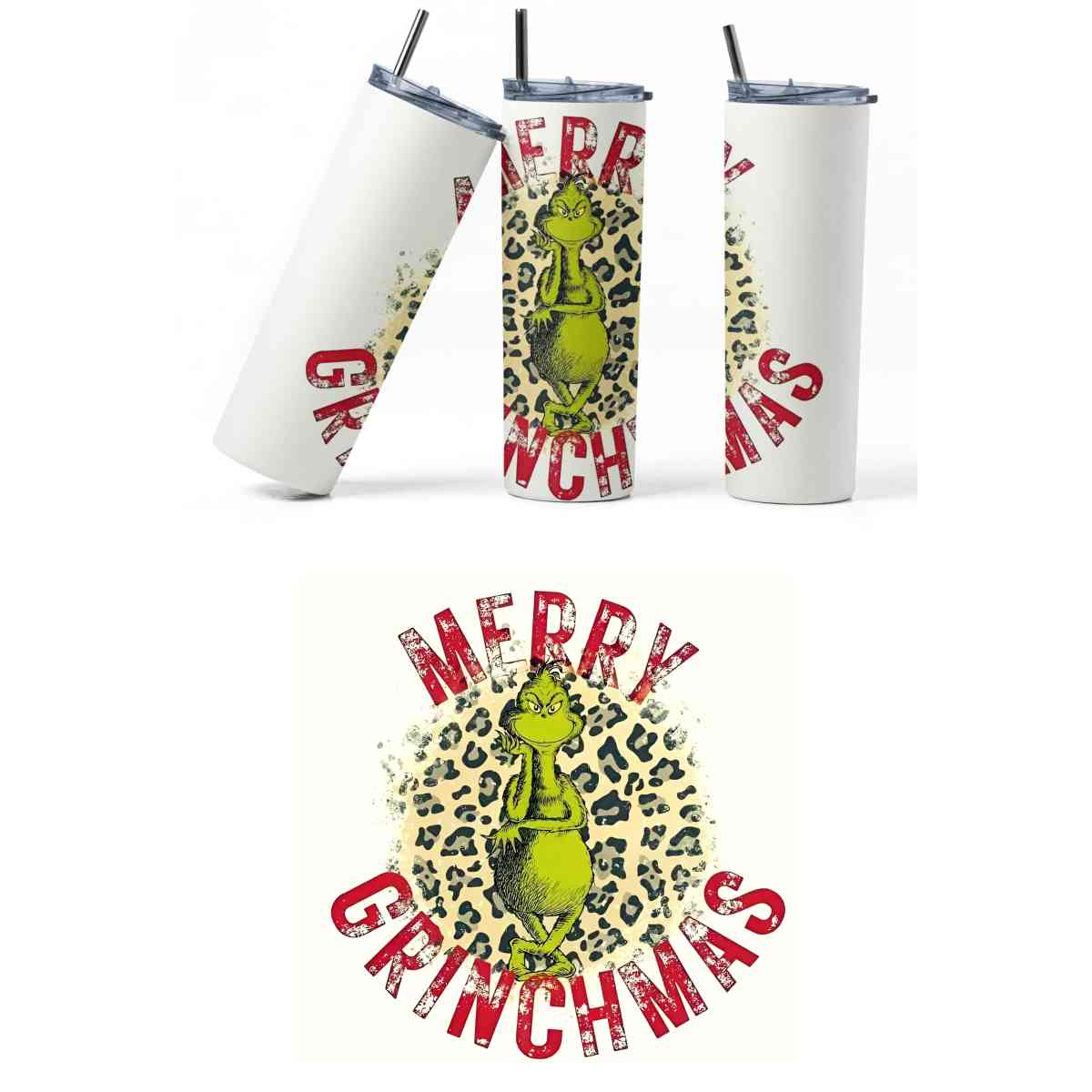 Spread Holiday Cheer Grinch Vibes 20oz Tumbler - Orlando, Florida - FleaMarketBay