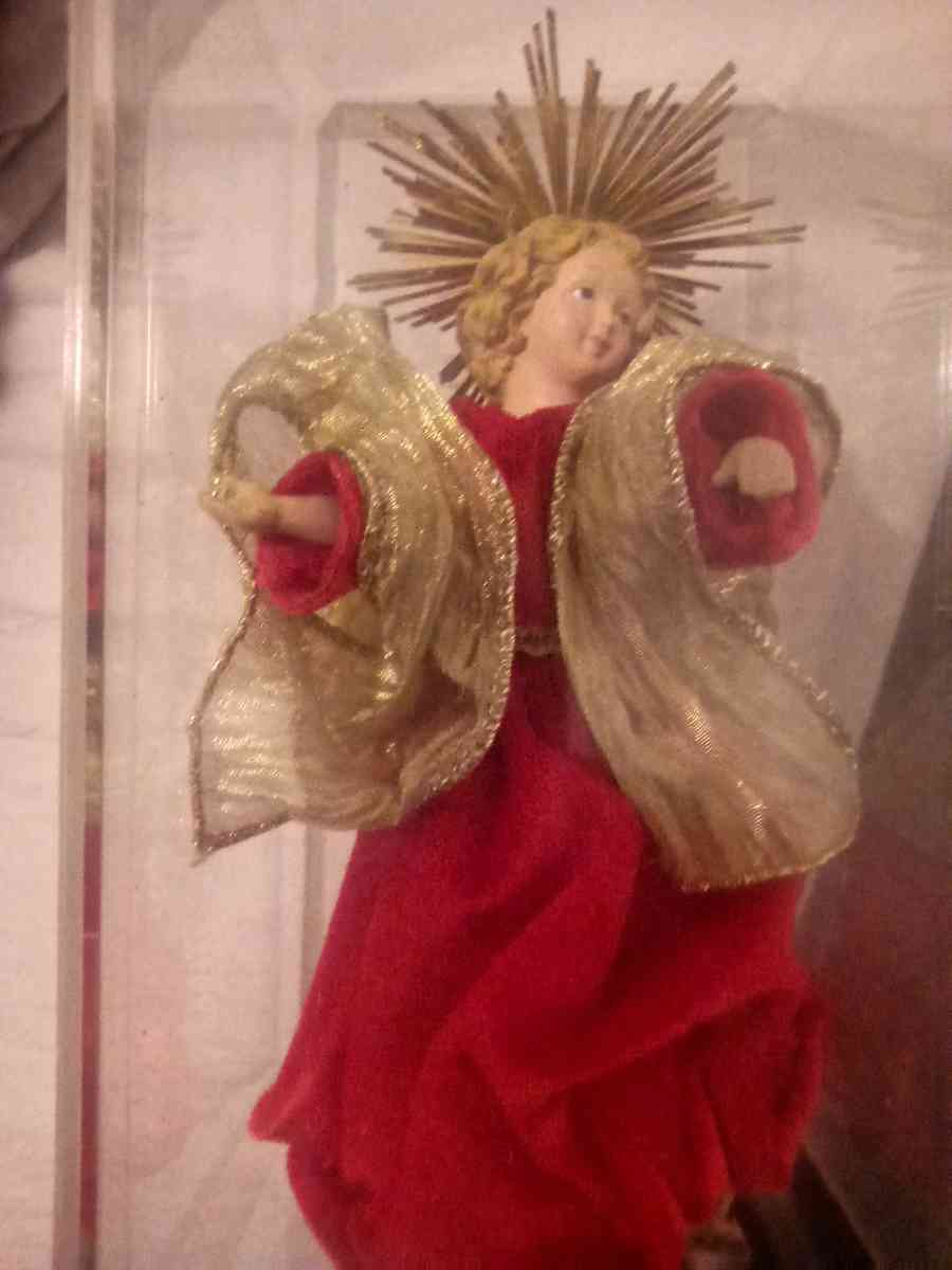 Antique Porcelain Christmas Angel with case - Hanover, Pennsylvania