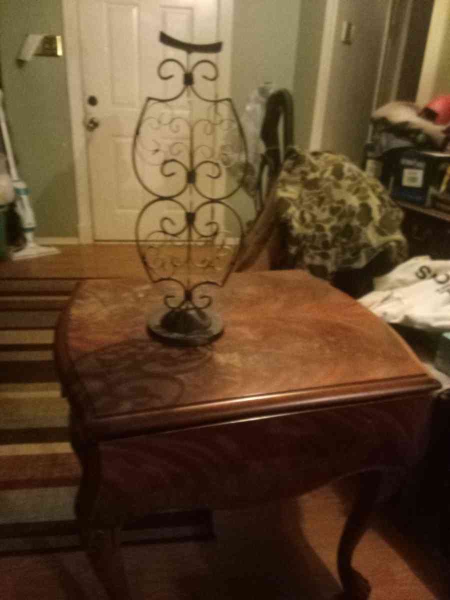 drop leaf side table cast iron candle holder - Fort Worth, Texas