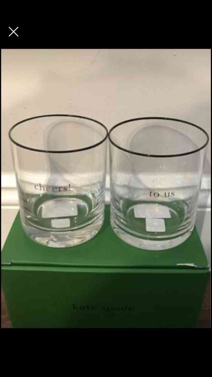 Kate spade whiskey glasses - Cumberland, Maryland - FleaMarketBay