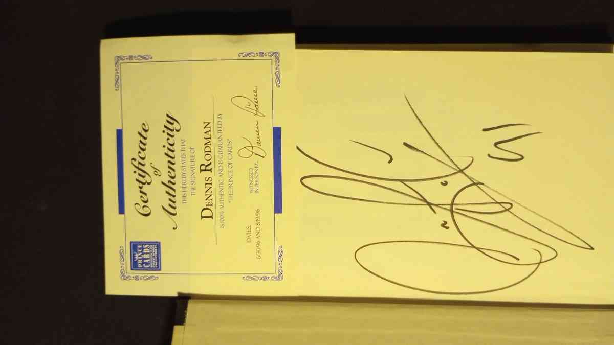 Autographed Signed with a picture of the book signing with C - Hollywood, Florida - FleaMarketBay