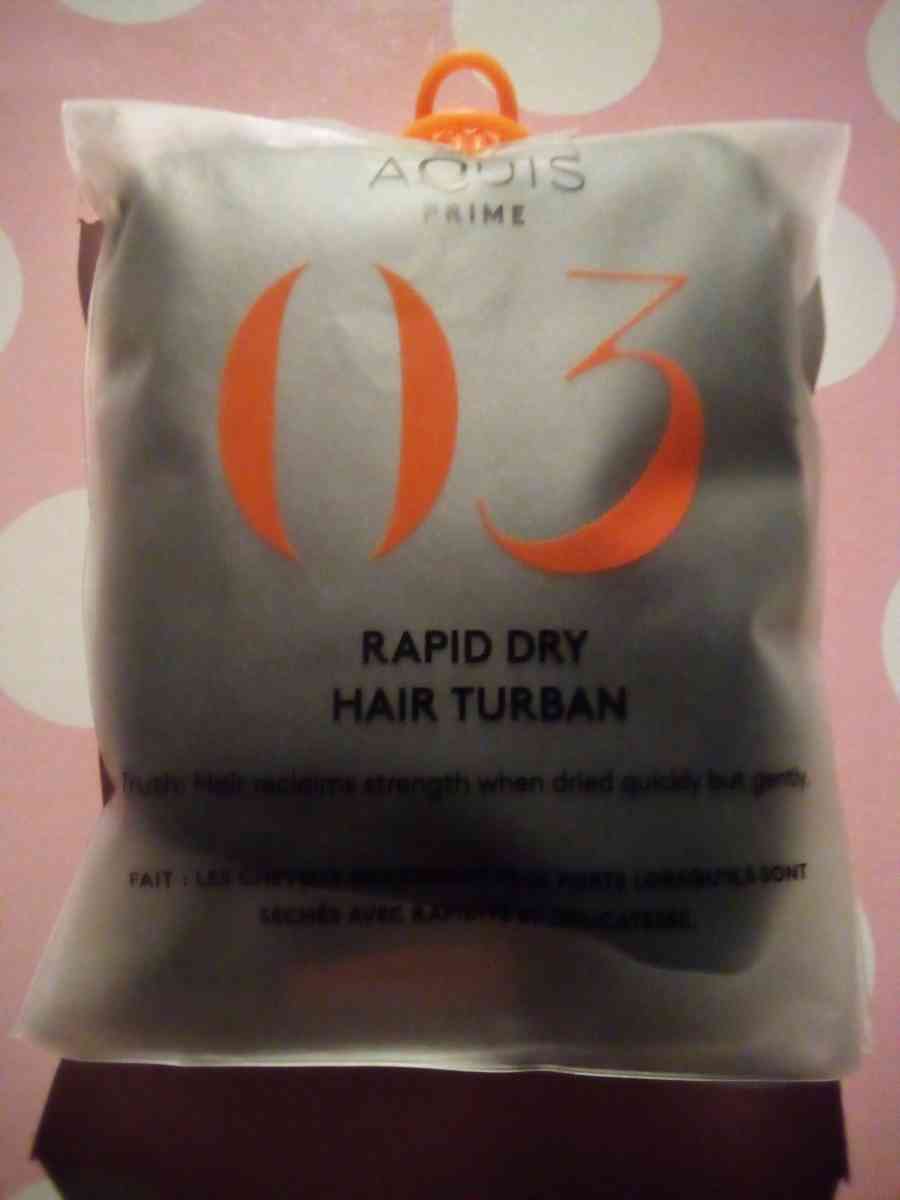 Aquis Prime Lisse Rapid Dry Hair Turban and Water Defense Pr - Phillipsburg, New Jersey - FleaMarketBay