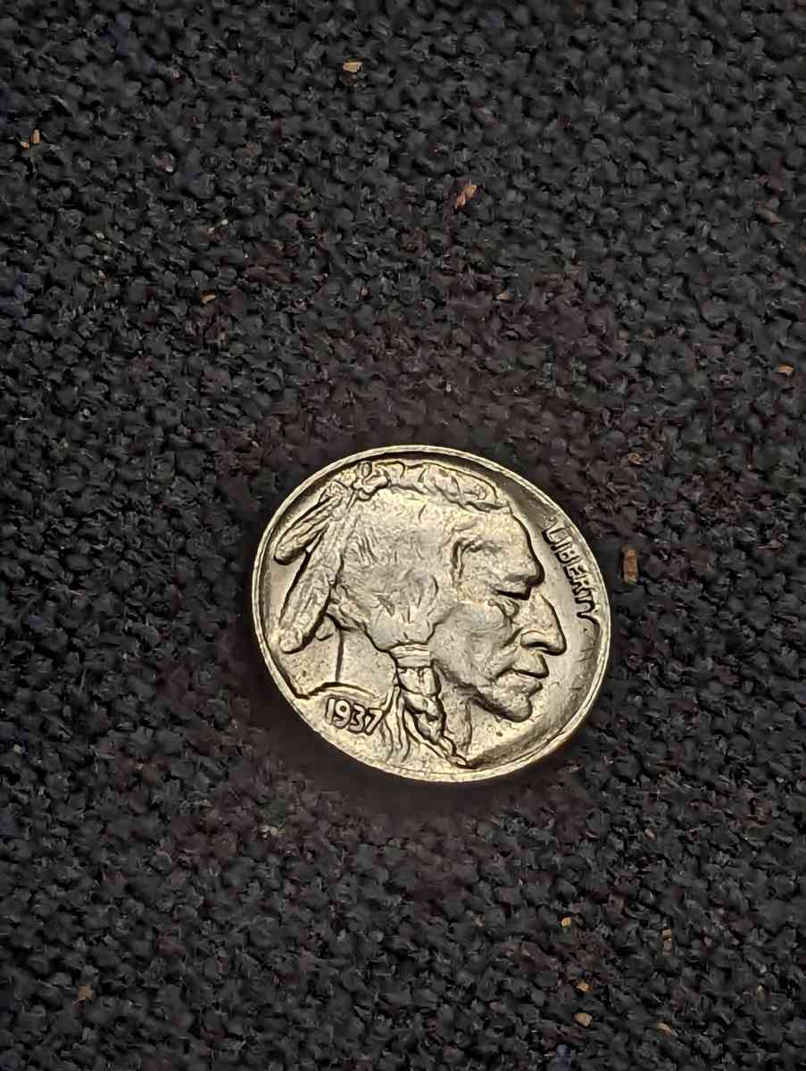1937 D three legged buffalo nicke - Litchfield, Illinois - FleaMarketBay