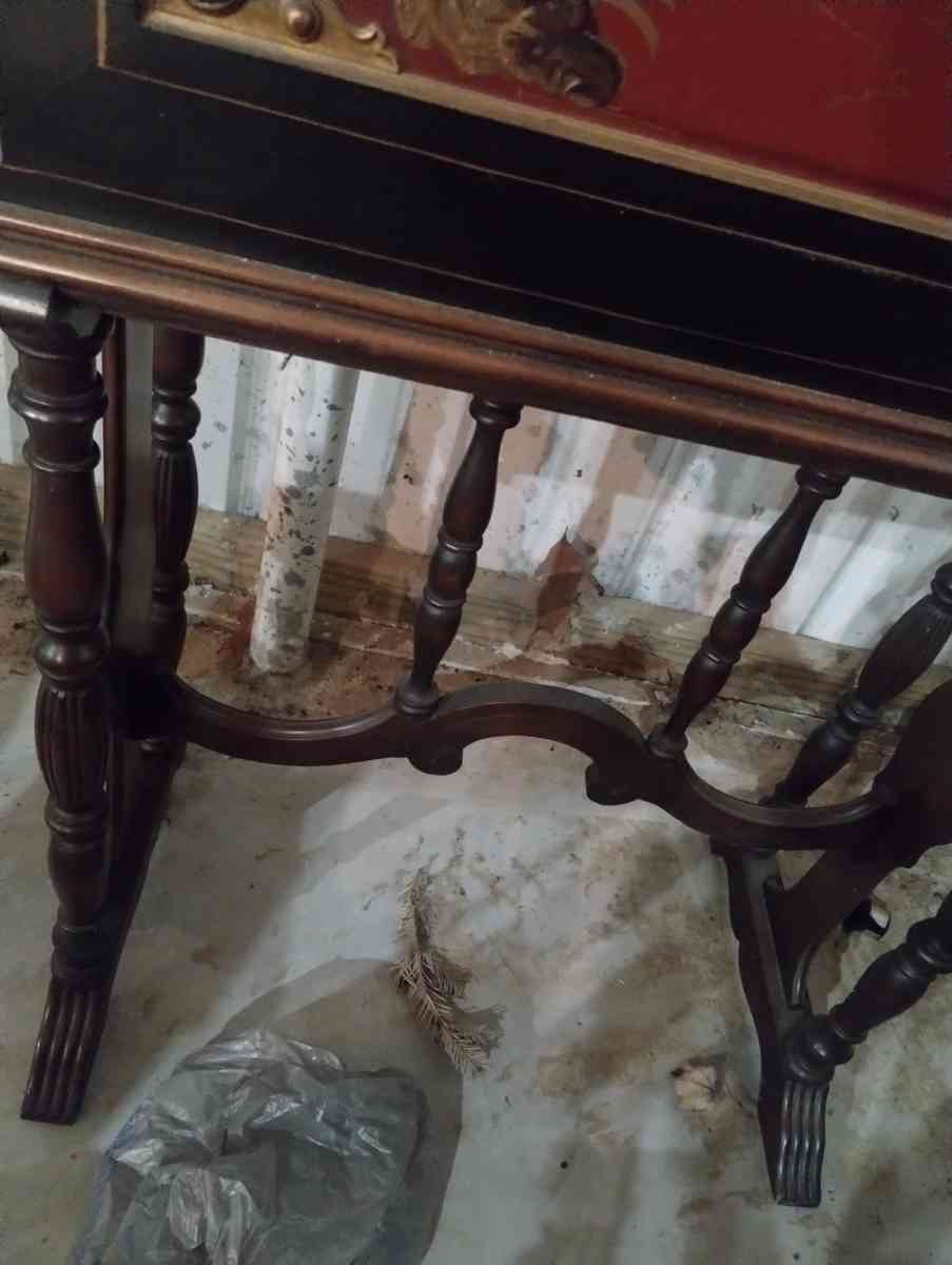 1920 Chinoiserie Writing Desk - Knox, Indiana - FleaMarketBay