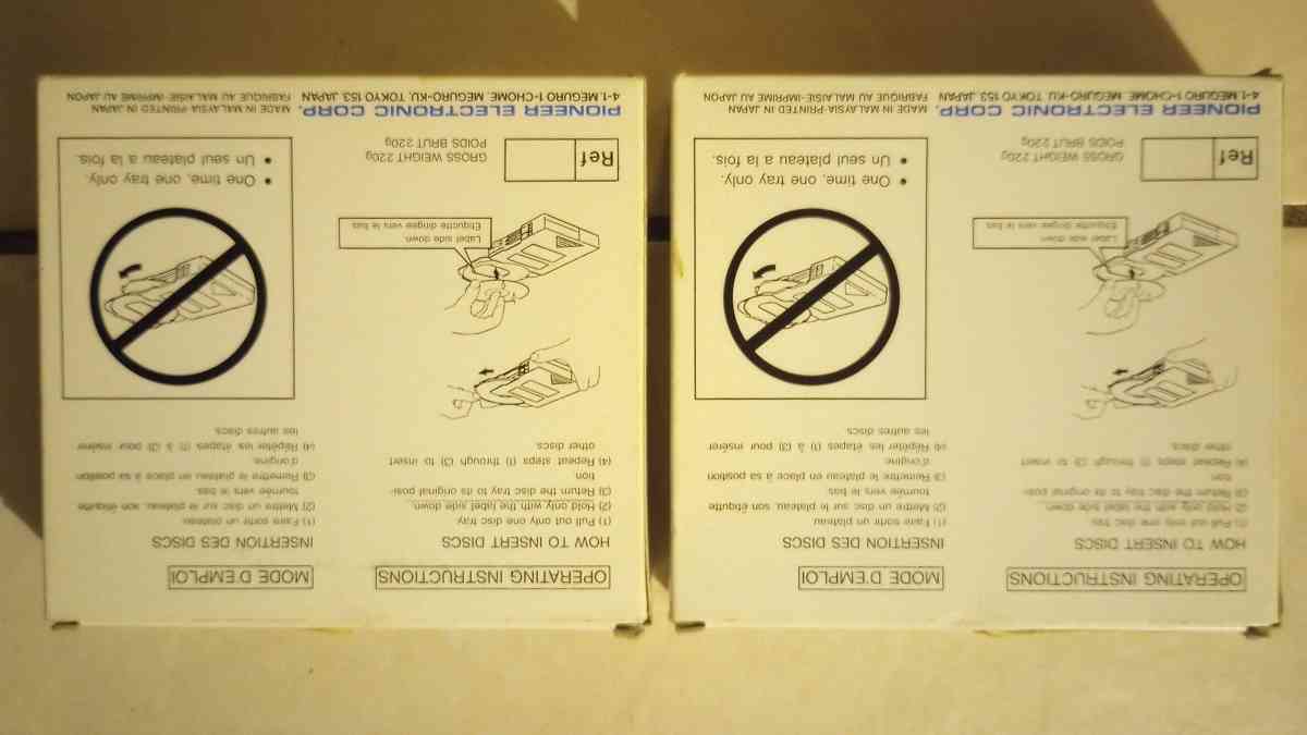 2 Vintage Pioneer JDM2000 CD Magazine 6disc Changer W Boxes - Hollywood, Florida - FleaMarketBay