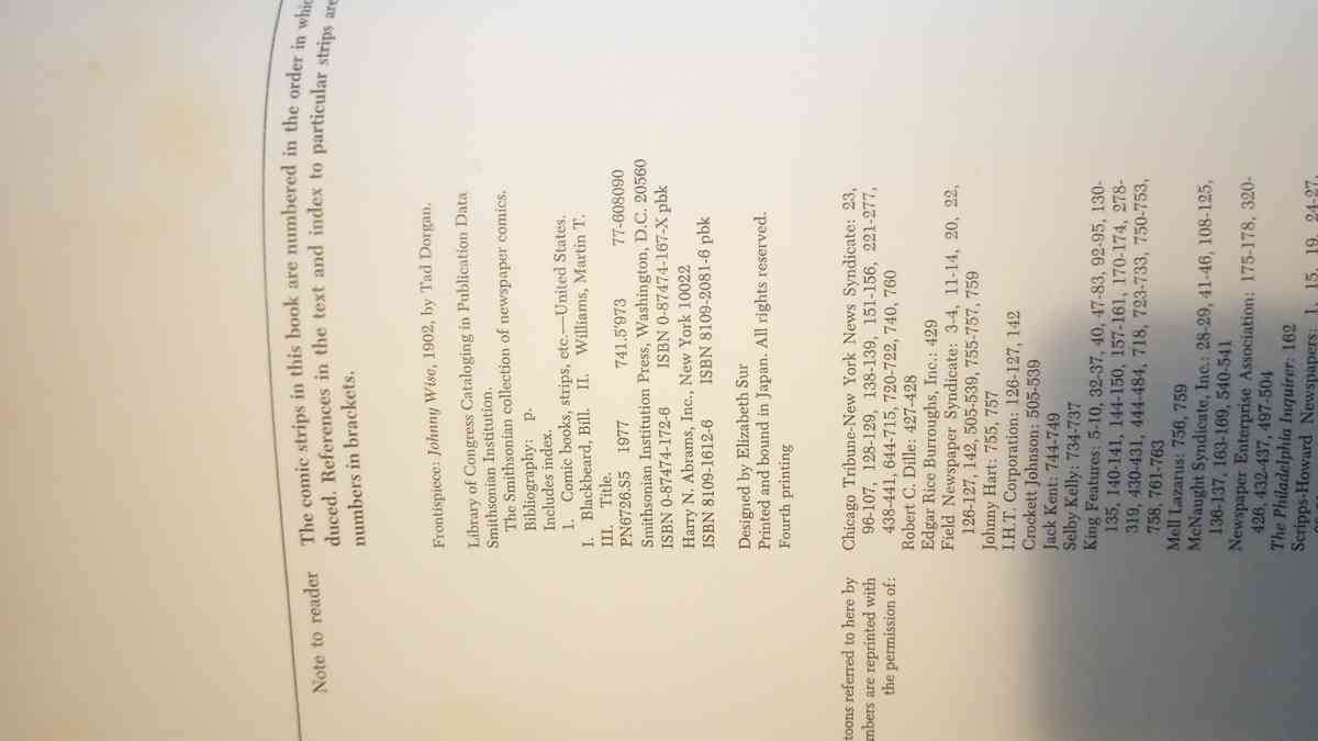 The Smithsonian Collection of Newspaper Comics Hardcover1977 - Hollywood, Florida - FleaMarketBay