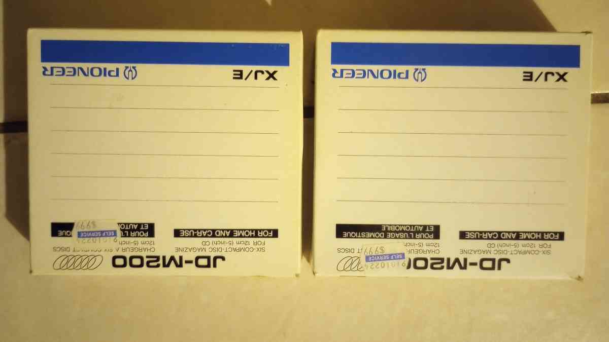 2 Vintage Pioneer JDM2000 CD Magazine 6disc Changer W Boxes - Hollywood, Florida
