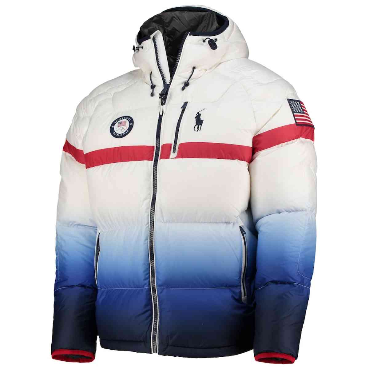 XL MENS Team USA Official Outfitters Ralph Lauren Mens White - Denver, Colorado - FleaMarketBay