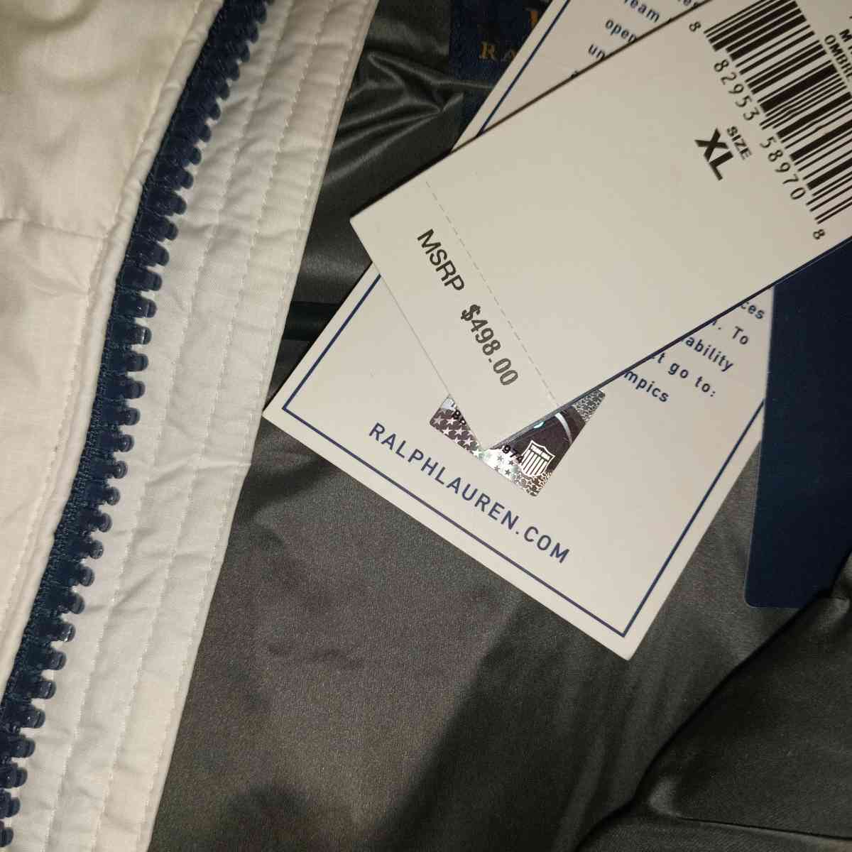 XL MENS Team USA Official Outfitters Ralph Lauren Mens White - Denver, Colorado - FleaMarketBay