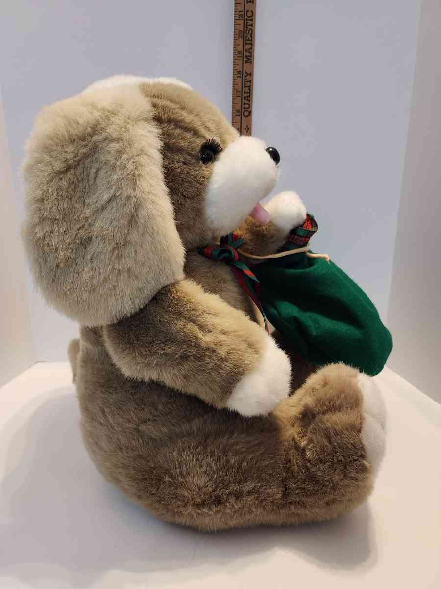 Vintage Animated Plush Dog By Santas Best - Longview, Washington - FleaMarketBay