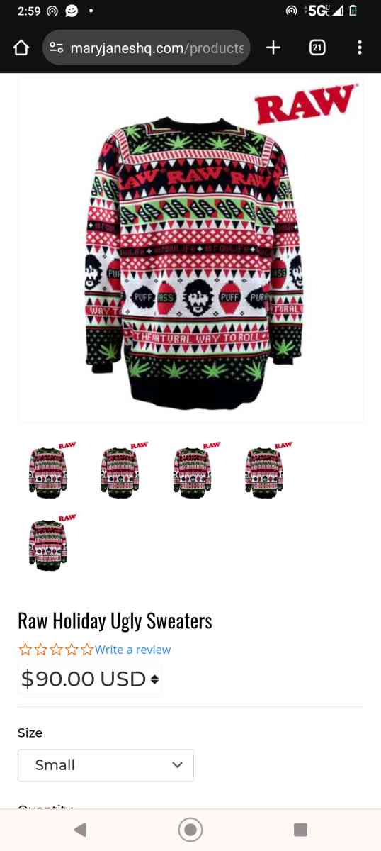 raw ugly sweater - Abilene, Texas - FleaMarketBay