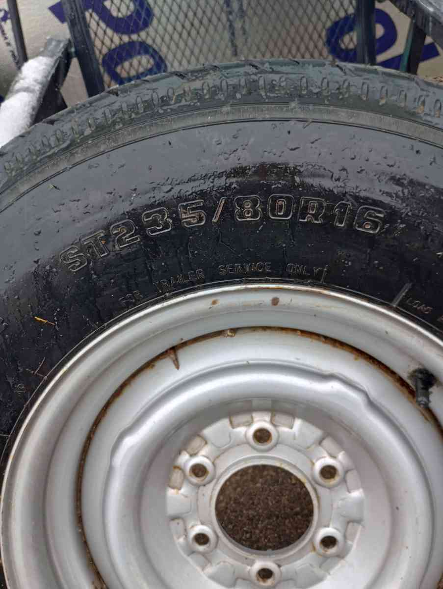 two trailer tires 16 inch - Champaign, Illinois - FleaMarketBay