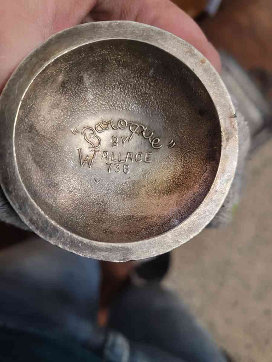 Silver candlestick holders - Ault, Colorado