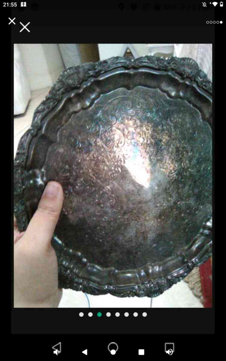 I have a heavy duty silver plated  platter - Casselberry, Florida - FleaMarketBay