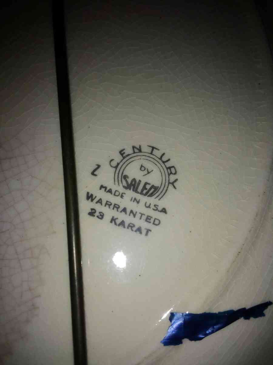 antique plate engraved with 23 karat gold - Benton, Arkansas - FleaMarketBay