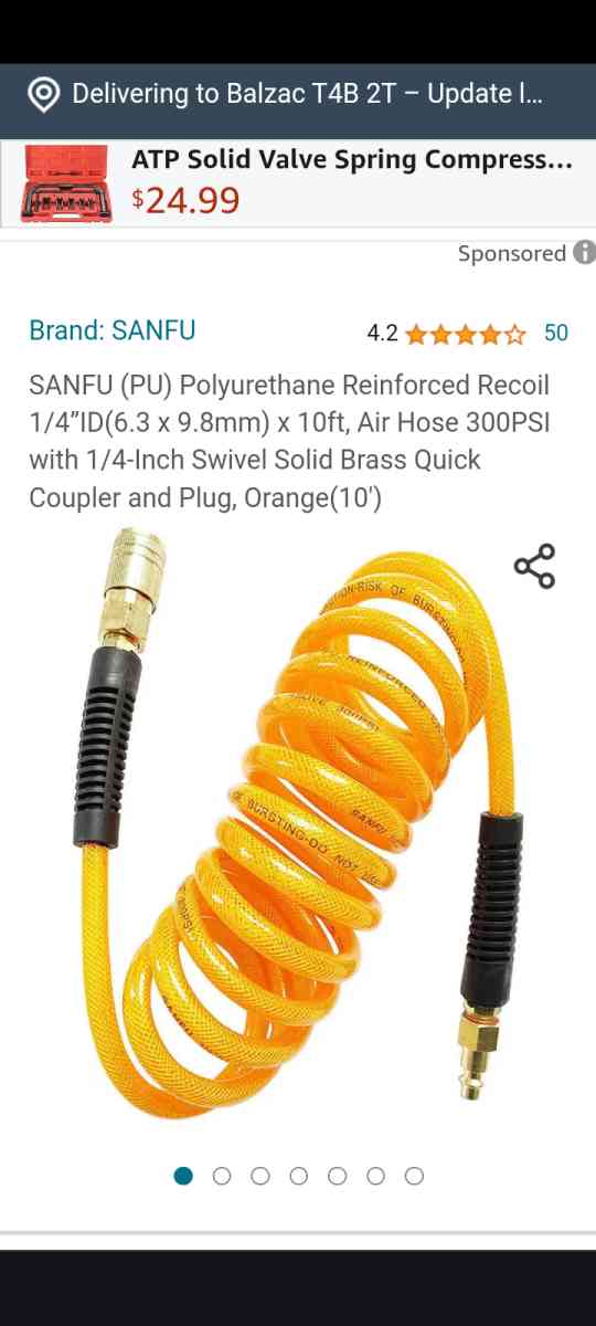 DeWalt  16 Gauge pneumatic staple gun and hose - Cedar City, Utah - FleaMarketBay