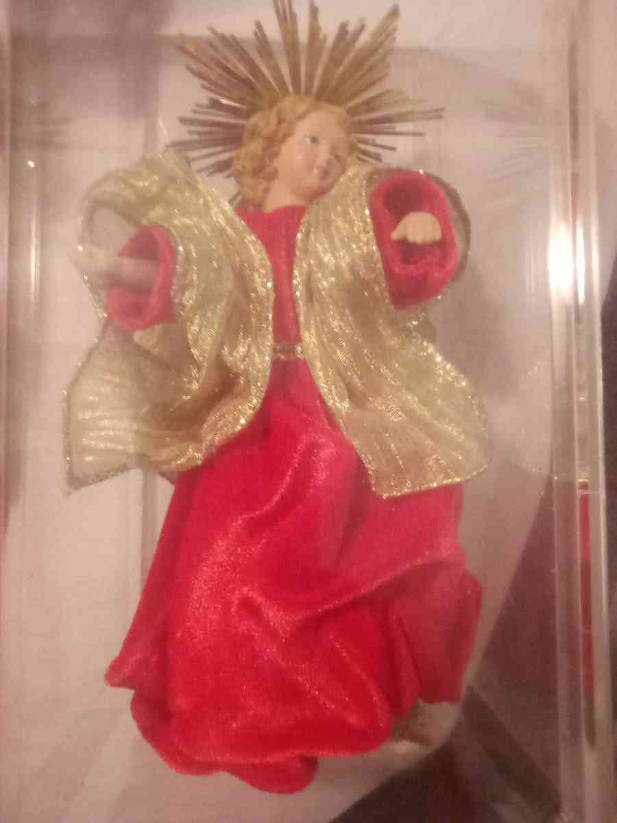 Antique Porcelain Christmas Angel with case - Hanover, Pennsylvania - FleaMarketBay