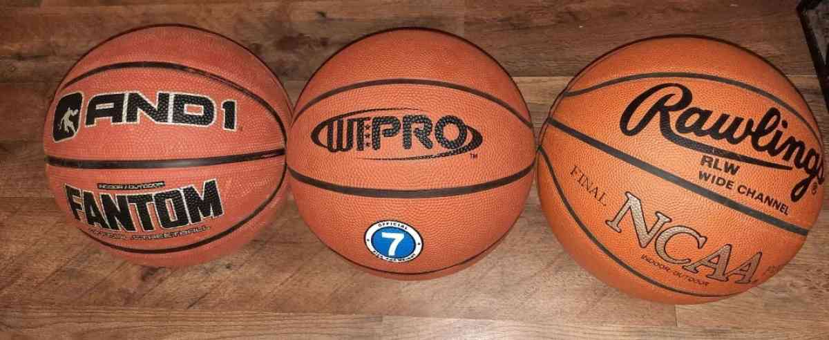 LOT OF 3 BASKETBALLS - Southmont, North Carolina - FleaMarketBay