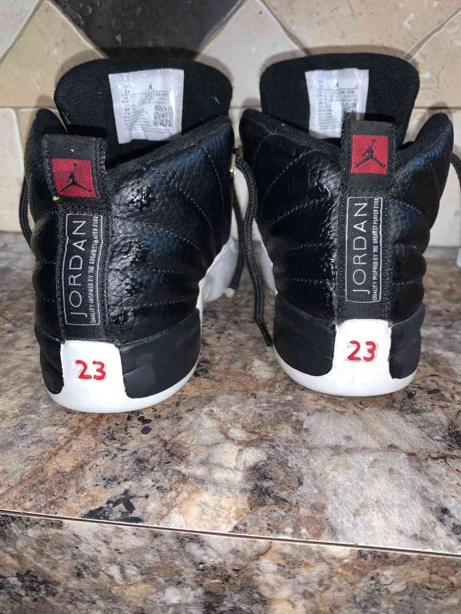 Air Jordan 12 Retro Playoffs Size 1Y New 151186006 - Lincolnton, North Carolina - FleaMarketBay