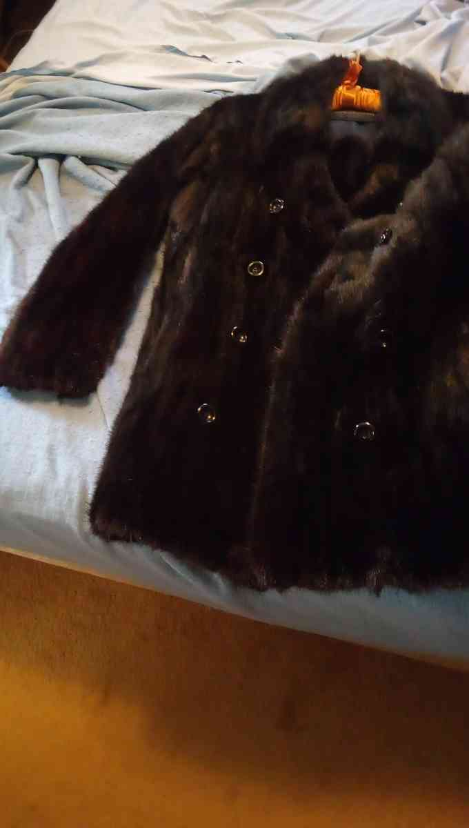 black mink jacket - Winston Salem, North Carolina - FleaMarketBay
