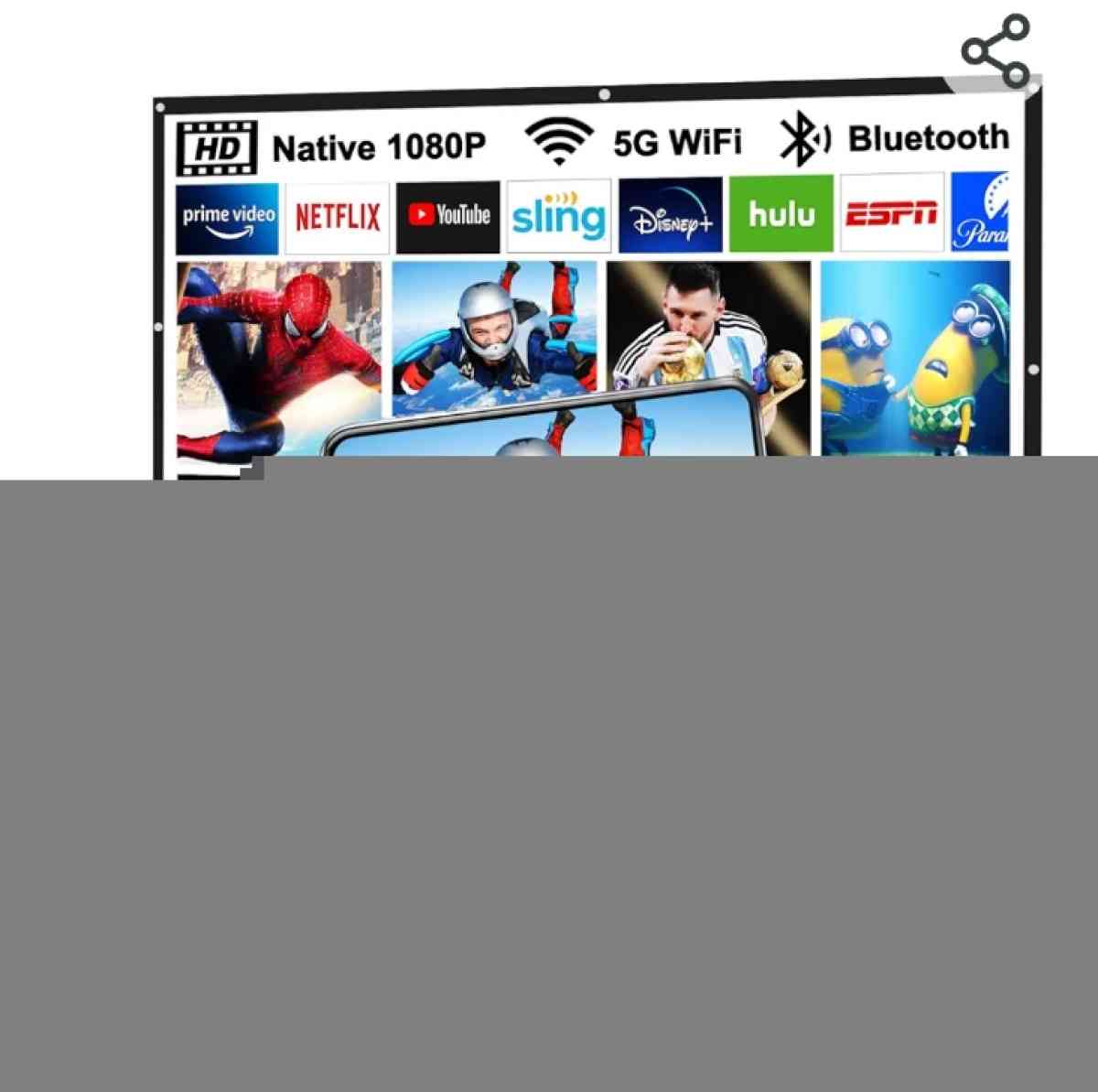 RCA Home Theater Projector and Screen - Santa Fe, Texas