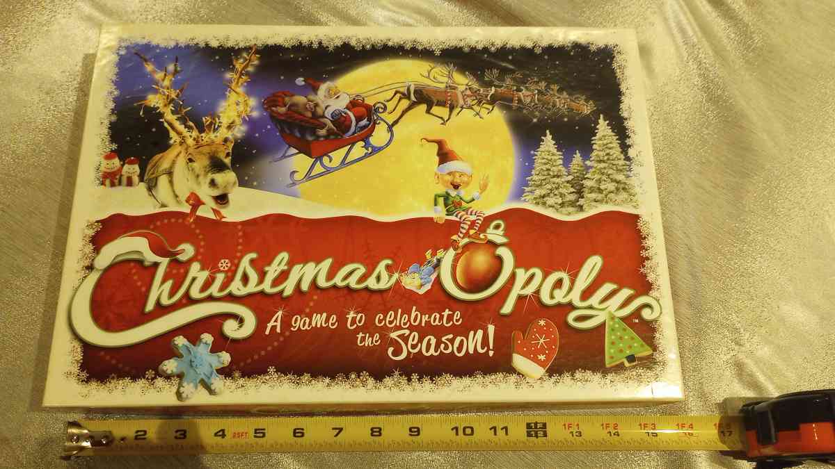CHRISTMAS OPOLY Collectible Seasonal Board Game - Hollywood, Florida